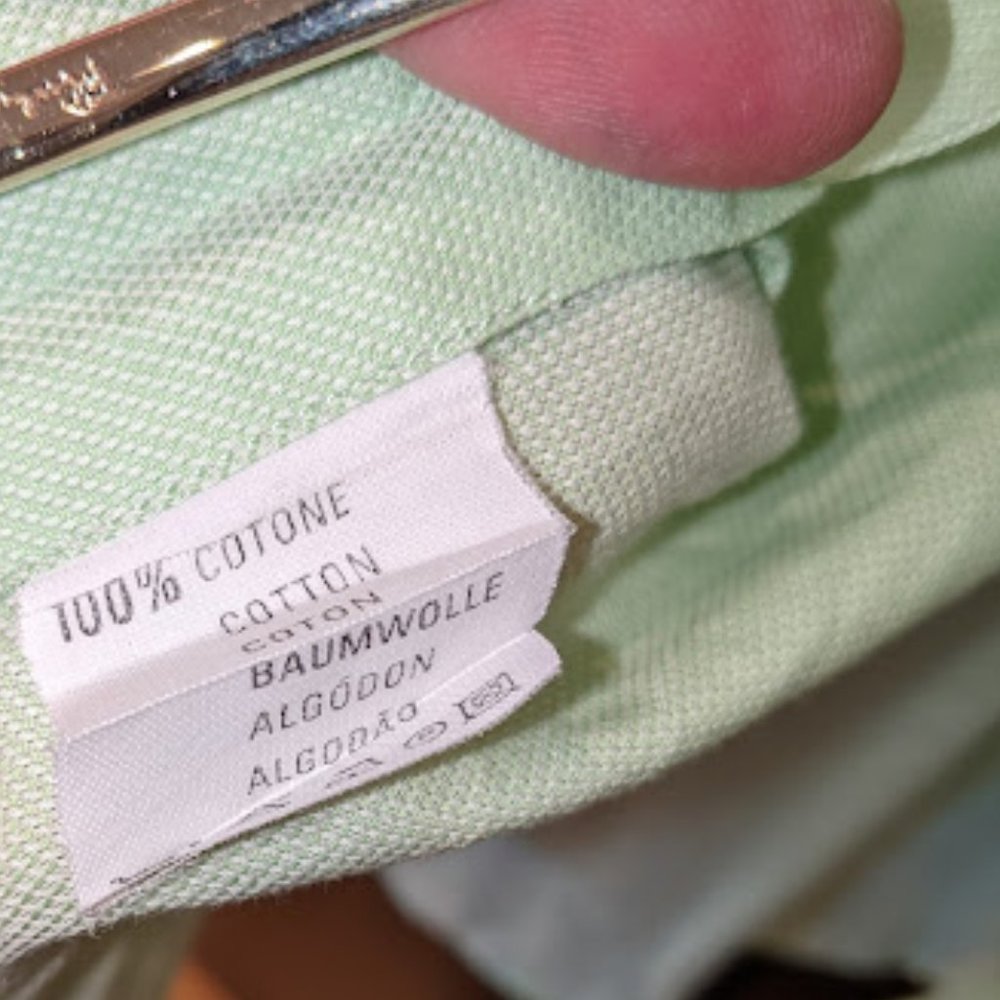 Early M Missoni pale green cotton shirt 16" - Picture 3 of 4
